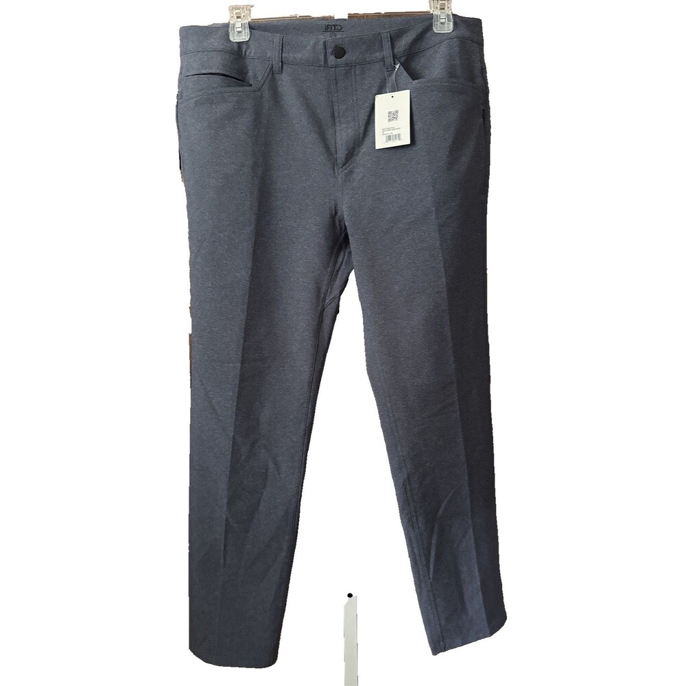 New I-Fit Men’s Blue/Gray Pants Sz 40 Runs Sm Inseam 32 Performance MSRP $79